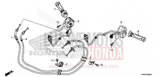 COMMUTATEUR/CABLE NSS125ADF de 2016